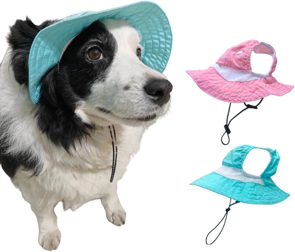 Dog Hat With Ear Hole For Large Dog Sunscreen Summer Bucket Hats Cat Suncare Cooling Outdoor Hat Sun Protection Pet Caps (Blue, X Large) Dog Hat with Ear Hole for Large Dog Sunscreen Summer Bucket Hats Cat Suncare Cooling Outdoor Hat Sun Protection Pet Caps (Blue, X-Large)