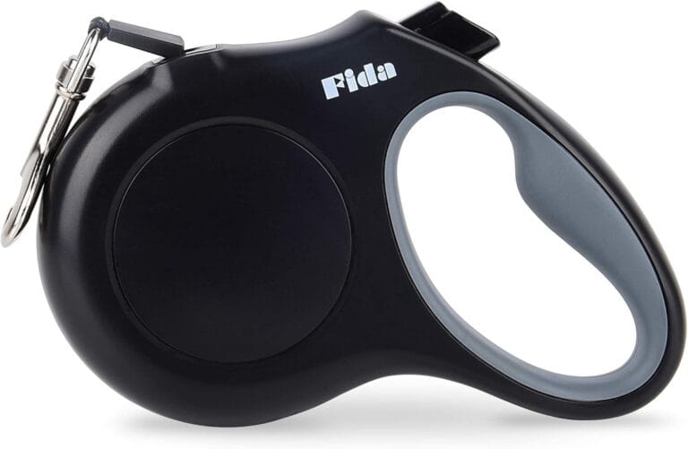 Fida Retractable Dog Leash, 16 ft Dog Walking Leash for Small Dogs up to 26 lbs, 360 Tangle Free, Black