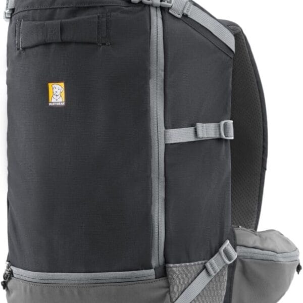 Ruffwear, Hitch Hiker Dog Backpack Carrier, Hands-Free Dog Carrier Backpack with Breathable Mesh, EVA Foam Padding, Durable Polyester, Lightweight Design for Small Dogs, Basalt Gray, X-Small