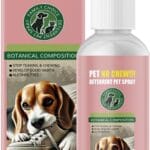 No Chew Spray for Dogs Bitter Apple Spray for Dogs to Stop Chewing Dog Deterrent Spray Effectively Protect The Safety of Furniture,Plant,Shoes, Etc Dog Corrector Spray (Light Pink)