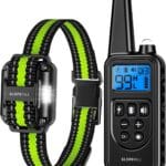 Dog Training Collar with 7 Training Modes, 4200Ft Remote Electronic Dog Shock Collar, Electric Shock Collar for Small Medium Large Dogs (Green)
