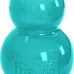 Outward Hound Double-Tuff Stuffable Dog Toy, Medium 4-Inch Green - Treat Dispensing Chew Ball for Small to Medium Dogs, Interactive Puzzle for Enrichment & Slow Feeding