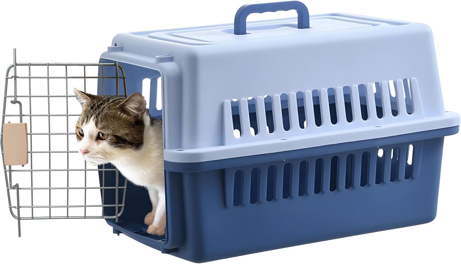 LLGJ Pets CarrierKennel23 In. LongHard Sidedfor Dog/cat Up To 23 Lbs Suit For Airline/Road Travelblue LLGJ-Pets CarrierKennel23 In. longHard-Sidedfor Dog/cat up to 23 lbs suit for Airline/Road Travelblue