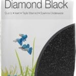 Aqua Natural Diamond Black 10lb, Premium Gravel and Substrate for Aquariums, Fish Tanks and terrariums, 1-2mm