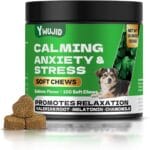 Calming Chews for Dogs - Natural Soothing Treats for Anxiety, Stress, Travel, Thunder & Fireworks - Tasty Soft Chews for All Breeds & Sizes - 100 Count
