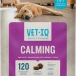 VetIQ Calming Support Supplement for Dogs, Calming Chews Help Manage Stress and Promote Relaxation, Anxiety Relief for Dogs, Made in The USA, 120 Count