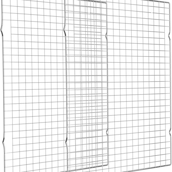 Cooling Rack for Baking 2-Pack, 16x10 Inches Baking Rack, Thick Wire Cookie Rack for Cooking, Roasting, Grilling, Drying, Oven Safe, Fits Half Sheet Pan, Silver