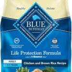 Blue Buffalo Life Protection Formula Natural Adult Dry Dog Food, Chicken and Brown Rice 5-lb Trial Size Bag