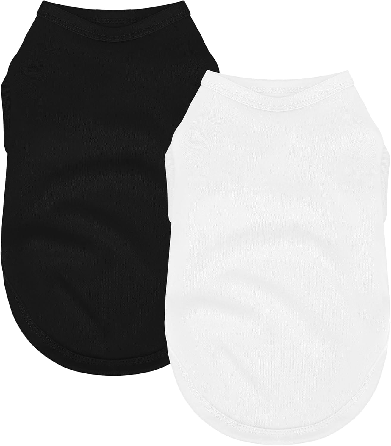 2 Pack Solid Color Dog Shirts Lightweight, Quick Dry, Breathable Pet T Shirts For Small To Large Dogs Stretchy, Durable, Ideal For All Seasons And Holidays.Black White S 2 Pack Solid Color Dog Shirts - Lightweight, Quick Dry, Breathable Pet T-Shirts for Small to Large Dogs - Stretchy, Durable, Ideal for All Seasons and Holidays.Black White S