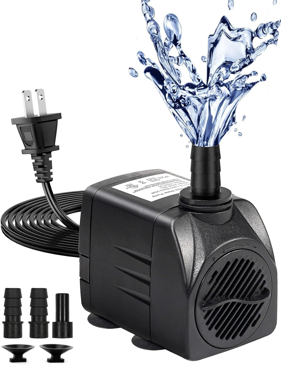 Fountain Pump, 220GPH Submersible Water Pump Outdoor, Ultra Quiet Water Fountain Pump For Pond Waterfall, Fish Tank, Aquarium, Hydroponics Fountain Pump, 220GPH Submersible Water Pump Outdoor, Ultra Quiet Water Fountain Pump for Pond Waterfall, Fish Tank, Aquarium, Hydroponics
