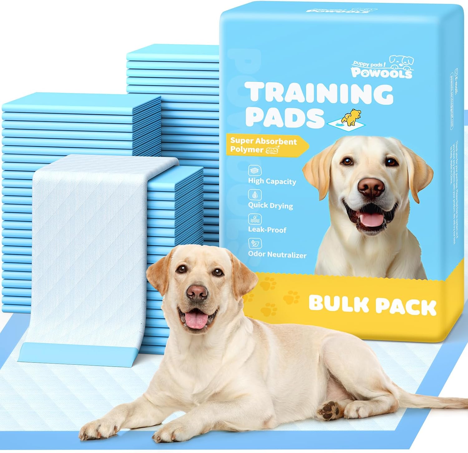 100 Pack X Large Puppy Pads 34'' X 28'' Pee Pads For Dogs Potty Training With Leak Proof Quick Dry Design, 6 Layer Wee Wee Pads For Dogs, Blue 100-Pack X-Large Puppy Pads - 34'' x 28'' Pee Pads for Dogs Potty Training with Leak-Proof Quick-Dry Design, 6-Layer Wee Wee Pads for Dogs, Blue