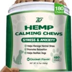 Calming Chews for Dogs - Advanced Hemp Dog Calming Treats Help with Dog Anxiety Relief, Separation, Stress, Barking, Fireworks, Composure - Natural Pet Supplements for Health & Wellness 180 Soft Chews