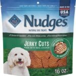 Blue Buffalo Nudges Jerky Bites Dog Treats, Made in the USA with Natural Ingredients, Bite-Sized Pieces, Chicken, 16-oz Bag