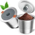 RETHONE Reusable K Cups and Coffee Pods for Keurig 1.0 & 2.0 Coffee Maker Stainless Steel Coffee Filter(2 pack)