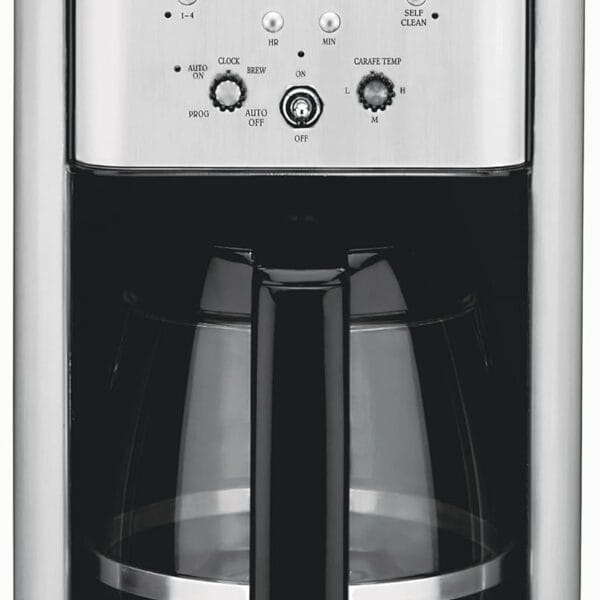 Cuisinart DCC-1200P1 Brew Central 12-Cup Programmable Coffeemaker Coffee Maker, Carafe, Brushed Chrome