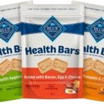 Blue Buffalo Health Bars Crunchy Dog Biscuits, Variety Pack, Bacon, Egg & Cheese, Apple & Yogurt, Pumpkin & Cinnamon, 16-oz Bags
