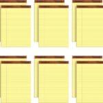 TOPS 8.5 x 11.75 Legal Pads, 12 Pack, The Legal Pad Brand, Wide Ruled, Yellow Paper, 50 Sheets Per Writing Pad, Made in the USA (7532)
