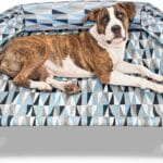 Orthopedic Dog Bed - Beds Bolster,Cooling Elevated Dog Beds with Metal Frame,Raised Dogs Bed for Dogs,Easy to Assemble,Up to 75 lbs,Medium