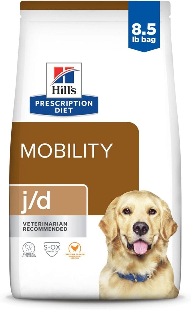 Hill's Prescription Diet j/d Joint Care Chicken Flavor Dry Dog Food, Veterinary Diet, 8.5 lb. Bag
