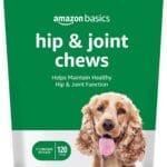Amazon Basics Dog Hip & Joint Daily Supplement Chews with Glucosamine, MSM, and Vitamin C, Duck Flavored, 120 Count (Previously Solimo)