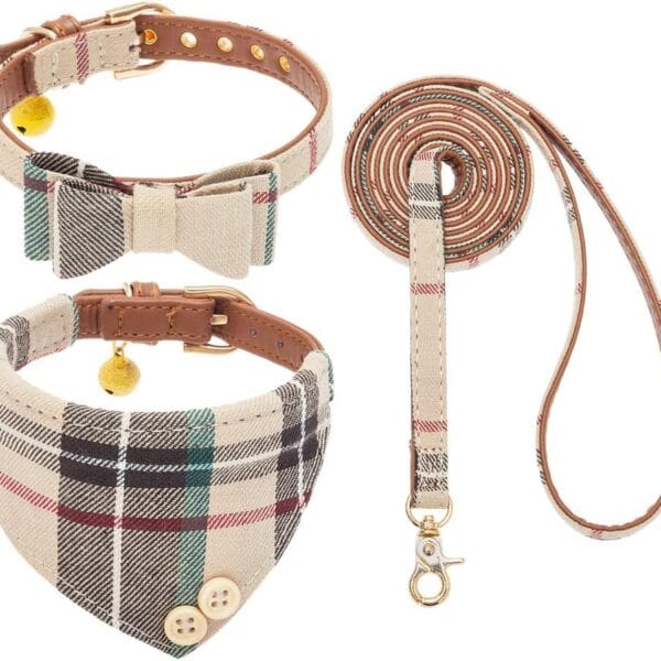 Small Dog Collars and Leash Set
