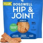 Dogswell Jerky Hip and Joint Dog Treats Grain Free Made in USA Only, Glucosamine and Chondroitin, 24 oz Chicken