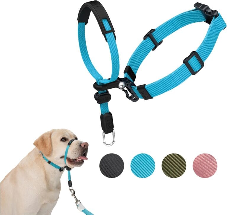 SVD.PET No-Pull Dog Headcollar for Easier Walks, Chew-Proof Protector to Increase Comfort, Simple Design, Easy to Wear and Adjust (Medium Size for Small and Medium Size Dogs)