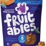 Fruitables Baked Dog Treats  Healthy Low Calorie , Free of Wheat, Corn and Soy  Pumpkin and Blueberry  12 Ounces