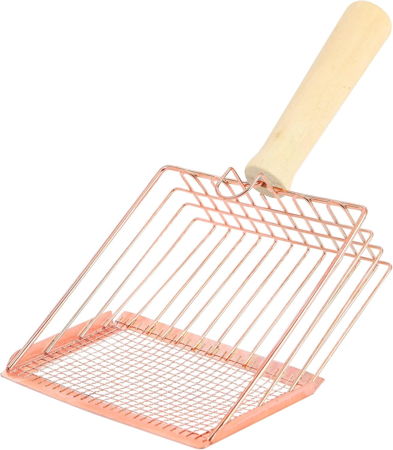 Litter Scooper, Metal Litter Scoop, Pooper Scooper With Wooden Handle, Cat Litter Scoop, Metal Scooper & Speed Sifter Deep Shovel Scoop Filter,Kitten Pooper Lifter For Litter Box Litter Scooper, Metal Litter Scoop, Pooper Scooper with Wooden Handle, Cat Litter Scoop, Metal Scooper & Speed Sifter Deep Shovel Scoop Filter,Kitten Pooper Lifter for Litter Box