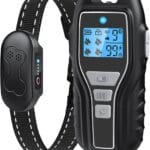 Dog Shock Collar with Remote Control - Rechargeable Dog Training Collar, IPX7 Waterproof E Collar for Dogs with 4 Safe Modes Flashlight Beep Vibration Shock Ideal for All Dog Sizes (8-150lbs) Gry