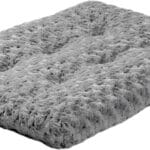 MidWest Homes for Pets XXS QuietTime Deluxe Gray Ombr Swirl Plush Pet Bed, Machine Washable, Non-Skid Bottom, Soft Crate Mat for 18-inch Crates