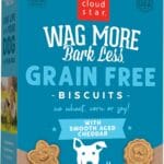 Cloud Star Wag More Bark Less Crunchy Grain Free Dog Treats, Cheddar Cheese, 14 oz. Box