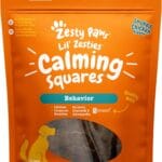 Zesty Paws Flavored Soft Chews - Calming for Dogs Anxiety Composure Relief with Ashwagandha Melatonin Chamomile Passionflower Dog Stress Separation Aid for Fireworks and Thunder 20 oz