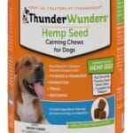 ThunderWunders Hemp Dog Calming Chews | Vet Recommended for Situational Anxiety | Fireworks, Thunderstorms, Travel & More | Made with Hemp Seed, Thiamine, L-Tryptophan, Melatonin & Ginger (180 Count)
