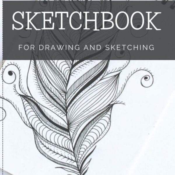Sketchbook For Drawing And Sketching: 100 Blank Pages, Artist Sketch Pad, Durable Acid Free Drawing Paper, Ideal for Kids & Adults, White, 8' x 11.5'
