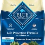 Blue Buffalo Life Protection Formula Natural Senior Dry Dog Food, Chicken and Brown Rice 5-lb Trial Size Bag