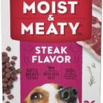 Purina Moist and Meaty Steak Flavor Soft Dog Food Pouches - 36 ct. Pouch