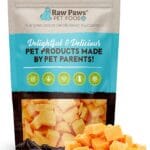 Raw Paws Freeze Dried Cheddar Cheese Treats for Dogs, 3-oz - Crunchy Dog Puffs Made in USA, Natural Dried Wisconsin Cheddar Bites - 100% Real Cheese Treats