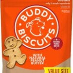 Buddy Biscuits 3.5 lbs. Bag of Crunchy Dog Treats Made with Natural Peanut Butter