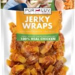 Dog Treats, Chicken & Sweet Potato Jerky Wraps, Made with Real Chicken, 16 Ounces, Rawhide Free, Healthy, Easily Digestible, Long Lasting, High Protein Dog Treat, Satisfies Dog's Urge to Chew