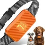 Dog Bark Collar for Large Medium Small Dogs, Effective No-Bark Collar, Smart Barking Collar, Rechargeable Bark Collar with 7-Level Sensitivity, 3 Beep & Vibration Modes, Waterproof, Orange
