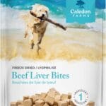 Caledon Farms Freeze Dried Beef Liver Bites Dog Treats, 150 Grams/5.3OZ
