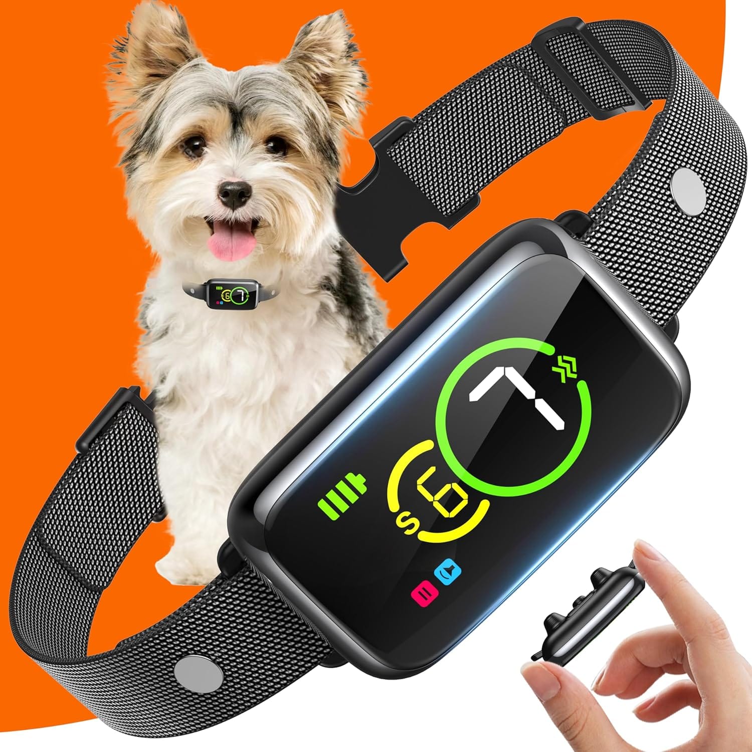 Dog Bark Collar, Smart Bark Collar For Small Dogs 5 15lbs Medium Large Dogs, Effective AI Barking Collar With Adjustable Beep Vibration Modes & 7 Sensitivity, Automatic Anti Barking Device For Dog Dog Bark Collar, Smart Bark Collar for Small Dogs 5-15lbs Medium Large Dogs, Effective AI Barking Collar with Adjustable Beep Vibration Modes & 7 Sensitivity, Automatic Anti Barking Device for Dog