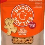 Buddy Biscuits 8 oz. Bag of Softies Soft & Chewy Dog Treats, Made with Peanut Butter