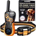 Dog Shock Collar with Remote, Unmatched 4-Mile Range, Night-Light Mode, Training Guide Included, 124 Training Levels & 4 Modes, Beep Vibration Shock, Waterproof Rechargeable, Fits All Dogs (1 Collar)