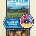 ZIWI Dog Chews and Treats  Lamb Ears - All Natural, Air-Dried, Single Protein, Grain-Free, High-Value Treat, Snack, Reward 2.1 Ounce (Pack of 1)