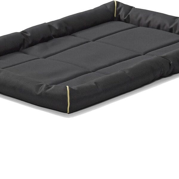 MidWest Homes for Pets Intermediate QuietTime MAXX Ultra-Rugged Dog Bed, Water & Odor Resistant, Bolstered Edge, Non-Slip Bottom, Fits 36-inch Crates, Black