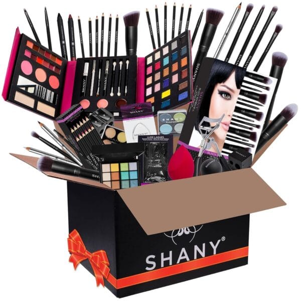 SHANY Cosmetics SHANY Gift Surprise- AMAZON EXCLUSIVE - All in One Makeup Bundle - COLORS & SELECTION VARY MULTI-COLORED, Unscented