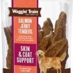 Waggin' Train Salmon Jerky Tenders for Skin & Coat Support for Dogs - 12 oz Pouch - Grain Free, High Protein Dog Treat
