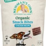Newman's Own Organic Chicken Recipe Snack Bites for Dogs, 12 oz Bag
